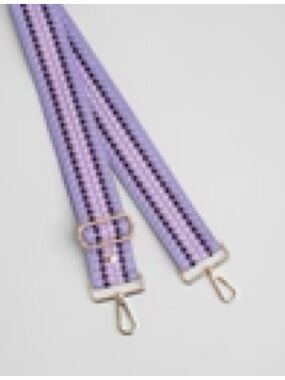 Purple Nightshade Bobble Bag Strap with Gold Hardware